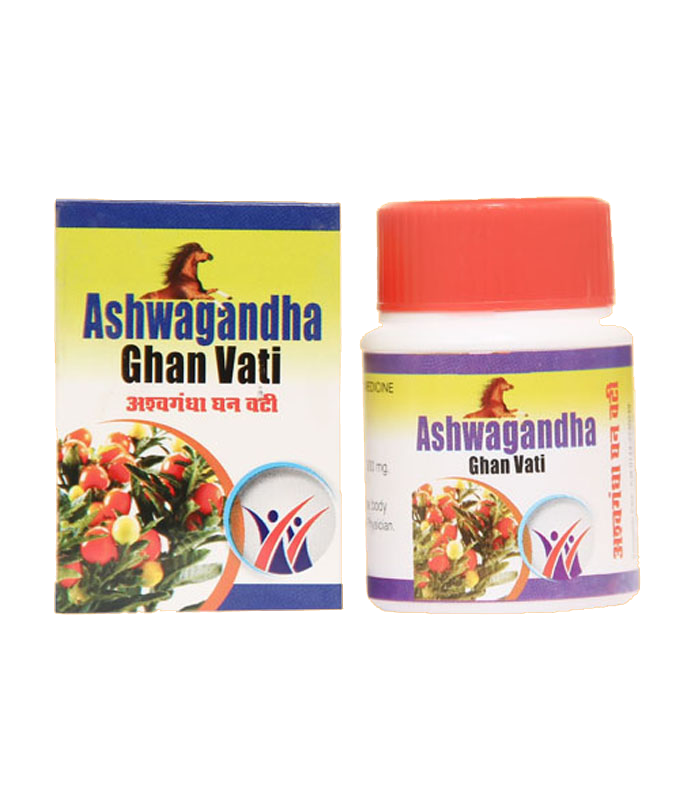 United pharmaceuticals Ashvagandha Ghan Vati Bottle of 30 QTY