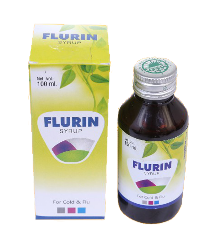 United pharmaceuticals Flurin Syrup Bottle of 100 ML