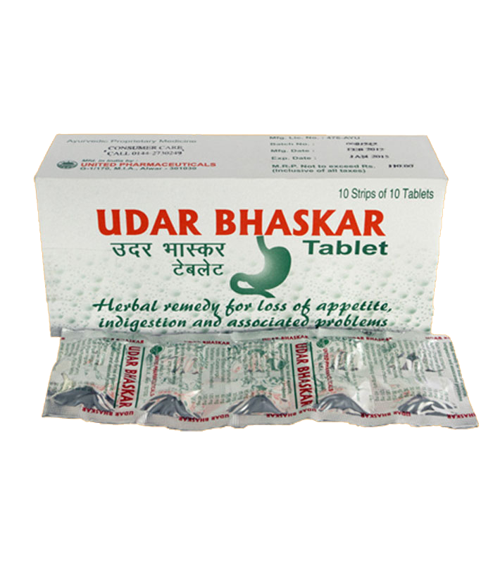 United pharmaceuticals Udar Bhaskar Tablet Bottle of 100 QTY